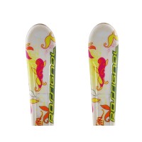  junior ski Rossignol Fun Girl yellow fluo + bindings