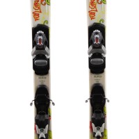  junior ski Rossignol Fun Girl yellow fluo + bindings