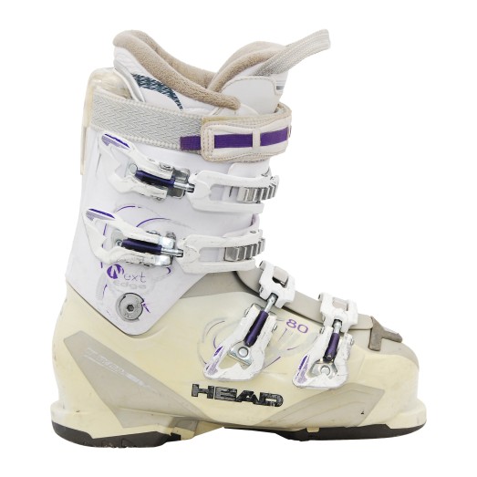 Chaussure de ski occasion Head next edge blanc qualité B