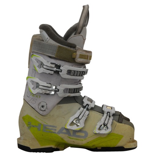 Chaussure de ski occasion Head next edge 75W blanc/jaune qualité A
