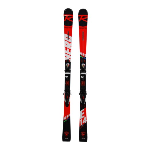 Ski Rossignol Hero Elite Multi Turn Carbon occasion + fixations qualité A