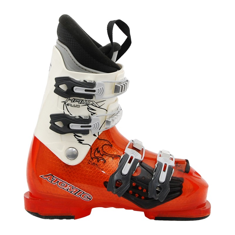 Chaussure de Ski Occasion Junior Atomic hawx plus orange blanc
