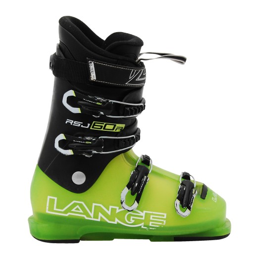 Chaussure de Ski Occasion Junior Lange RSJ 50/60 noir vert qualité B