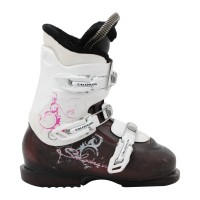 Chaussure ski occasion Salomon Junior violette 
