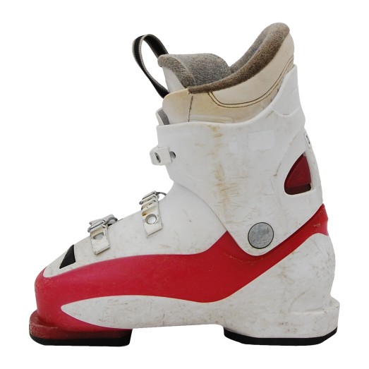 Chaussure de ski occasion junior Rossignol fun girl blanc/rose