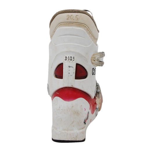 Chaussure de ski occasion junior Rossignol fun girl blanc/rose