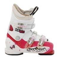 Chaussure de ski occasion junior Rossignol fun girl blanc/rose