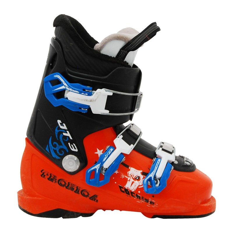 Chaussure de ski occasion Junior Tecnica JT cochise noir/orange 