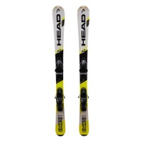  Head Team Supershape used white / black / blue ski + bindings