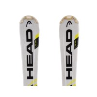  Head Team Supershape used white / black / blue ski + bindings