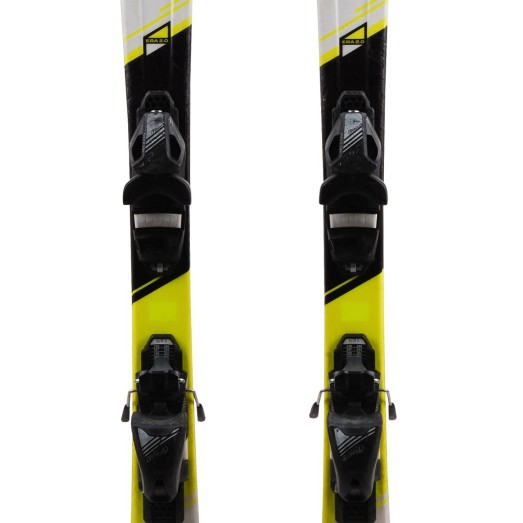  Head Team Supershape used white / black / blue ski + bindings