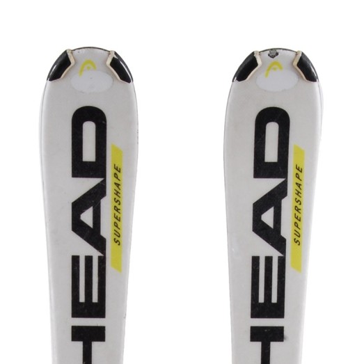  Ski Junior Junior Head Supershape weiß / schwarz + Bindungen