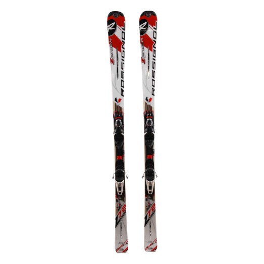  Rossignol Zenith Z72 red used ski + bindings