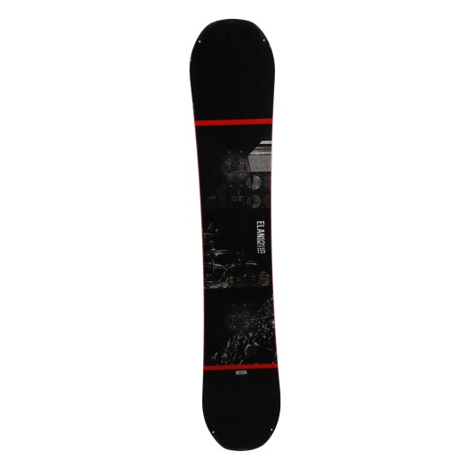 Usato snowboard Elan RS / RS rocker nero / giallo + fissazione