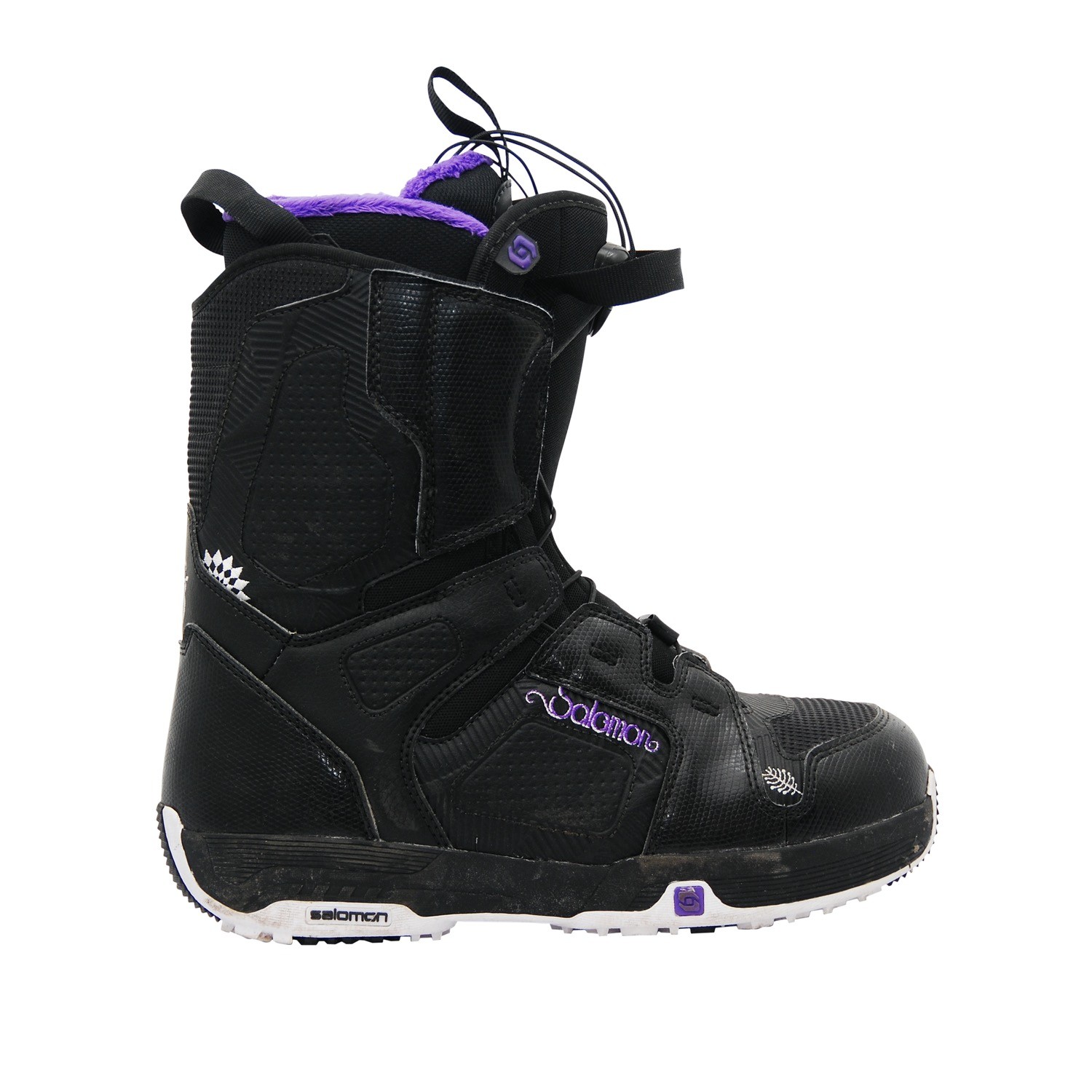 purple motorcycle boots