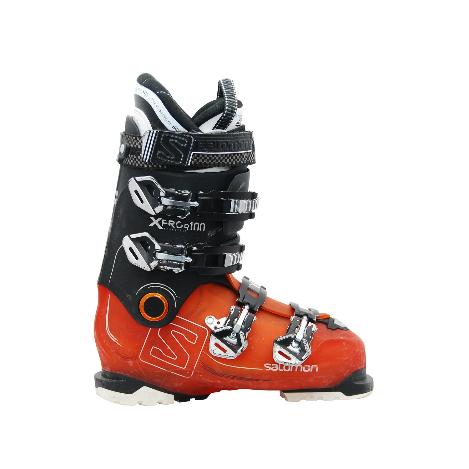 velordnet Fremmed mudder Salomon Xpro R100 orange black ski shoe
