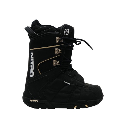 Nitro rental black used snowboard boots