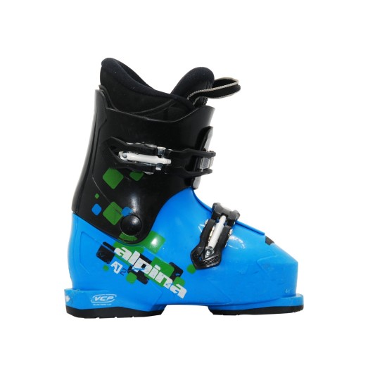 Chaussure de ski occasion junior Alpina AJ2/AJ4 noir bleu