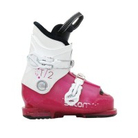 Chaussure de ski d'occasion junior Salomon T2 T3 girly - Qualité A