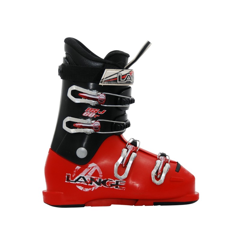 Chaussure de Ski Occasion Junior Lange RSJ 50/60 noir rouge - Qualité A
