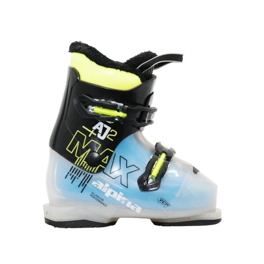 Chaussure de ski occasion junior Alpina AJ + max translucide