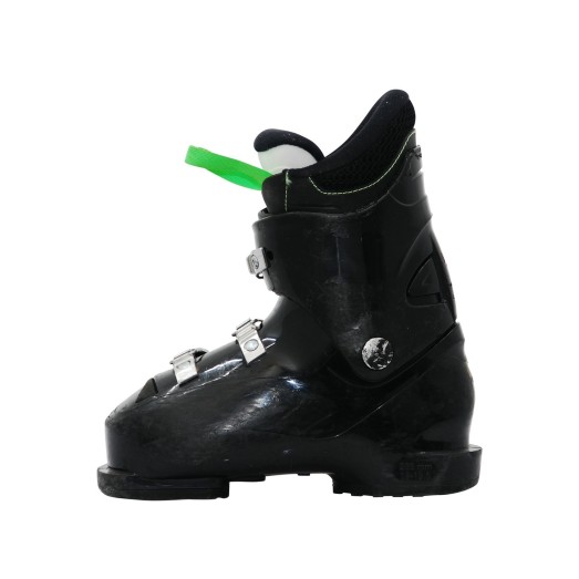 Chaussure de ski occasion junior Rossignol Comp J noir vert - Qualité A