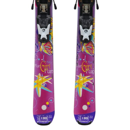 Ski occasion junior Rossignol fun Girl ' bindings - Quality B