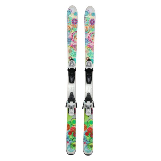 Ski occasion junior K2 rosace + fixations - Qualité A