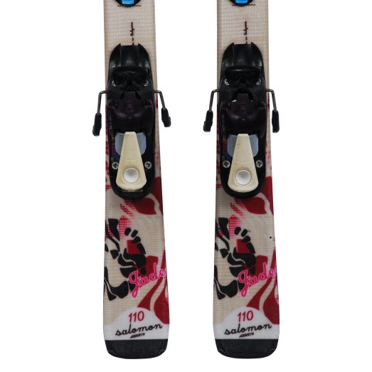 Ski occasion junior Salomon Jade + Fixations - Qualité A