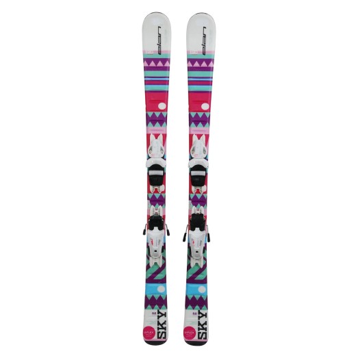 Oportunidad de esquí Elan Sky rosa/ púrpura - fijaciones