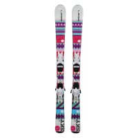Ski occasion junior Elan Sky rose/violet + fixations - Qualité A