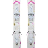 Ski occasion junior Rossignol princess Lapin + fixations - Qualité A