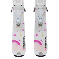 Ski occasion junior Rossignol princess Lapin + fixations - Qualité A
