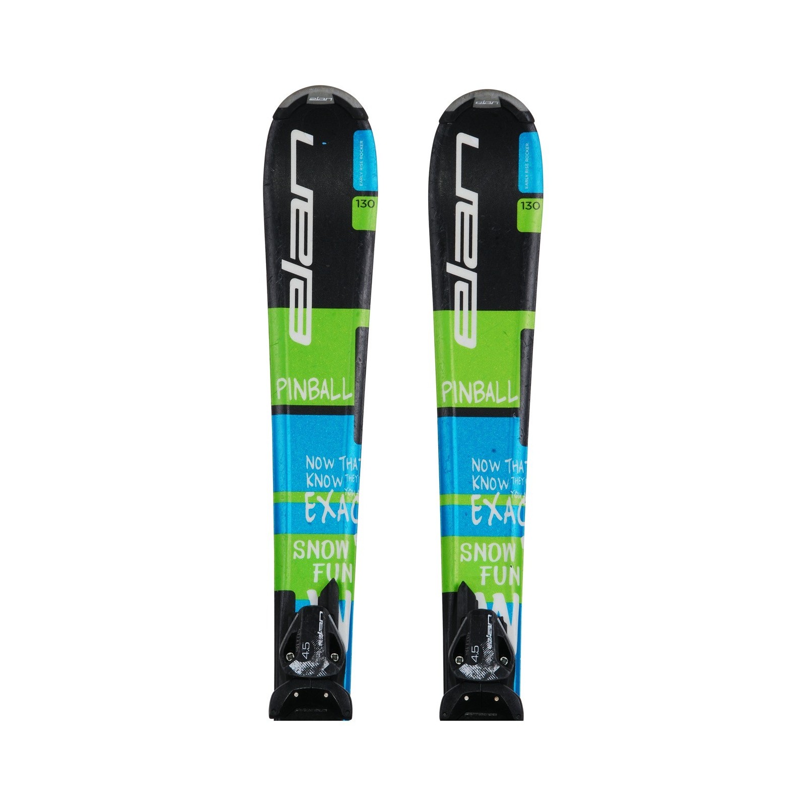 Ski Enfant Elan PIN-BALL - Double Spatule - 115 Cm (1m15) - Occasion