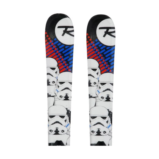 Qualité A Alpine Ski junior Rossignol Star Wars occasion 110 cm fixations 