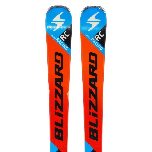 Ski occasion Blizzard Racing Carbon RC + fixations - Qualité B