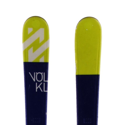 Used Volkl Alley yellow purple ski + Bindungen