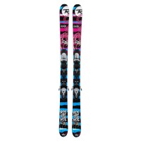 Ocasión de esquí Rossignol Sprayer rosa azul - fijaciones - Calidad A