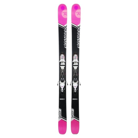 Ski occasion Rossignol Sassy 7 + fixations - Qualità A