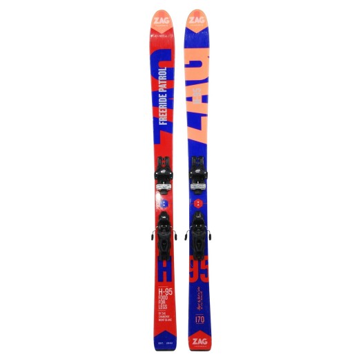 Ski used Zag H-95 - bindings - Quality B