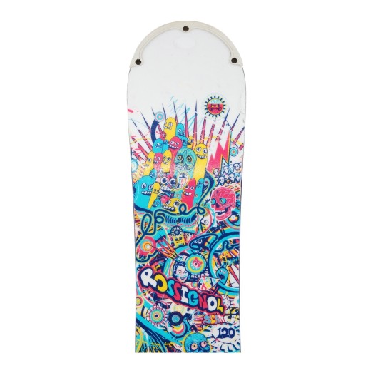 Snowboard occasion junior Rossignol scan - hull fixing - Quality B