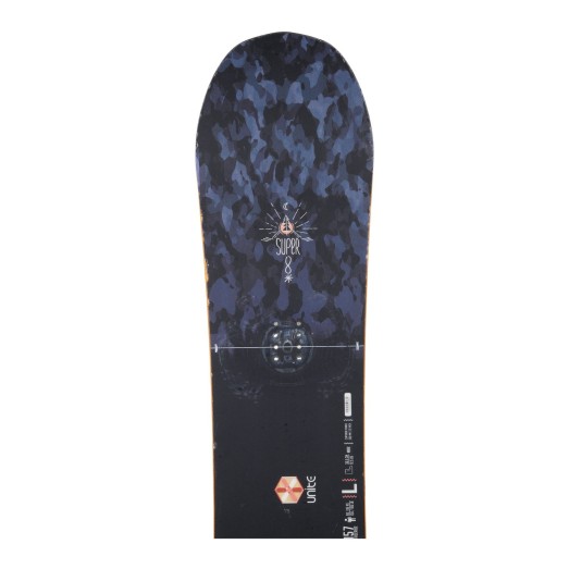 Snowboard utilizado Salomon Super 8 - cierre del casco - Calidad B