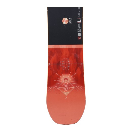 Snowboard occasion Salomon Super 8 + fixation coque - Qualité B - 157cm