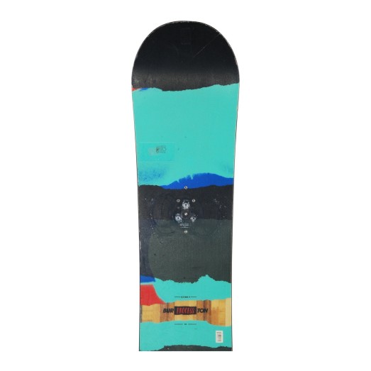 Snowboard gebraucht Burton Process flying V + Befestigung Rumpf - Qualität B
