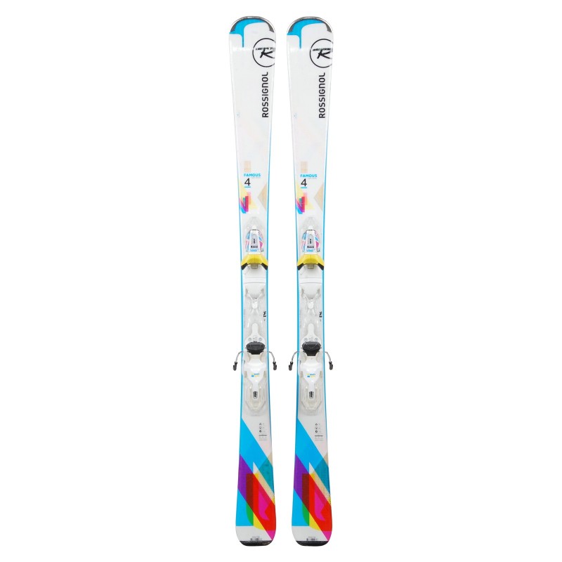 Used ski Rossignol Famous 4 + Bindings
