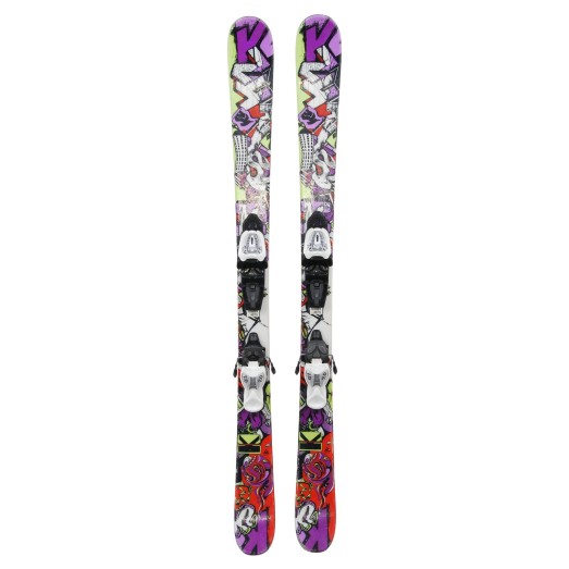 Ski junior K2 JUVY + bindings - Quality B