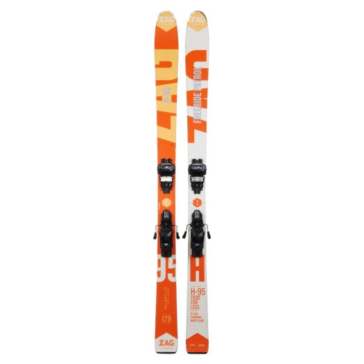 Ski occasion Zag H-95 + fixations - Qualité A