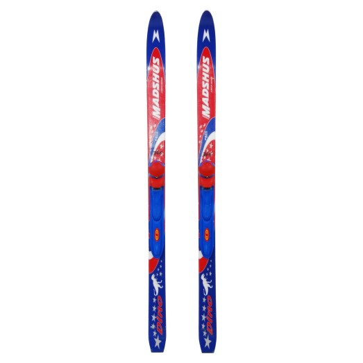 Esquís de fondo junior Madshus Dino multigrip + fijaciones SNS profil - Calidad A