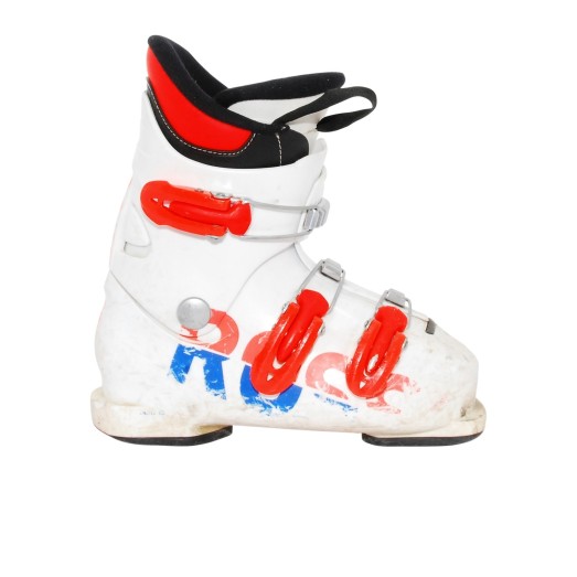 Chaussure de ski occasion junior Rossignol Hero J3/J4 orange bleu - Qualité B