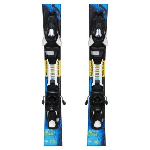Ski occasion Junior Atomic Vantage Series bleu + fixations - Qualité A